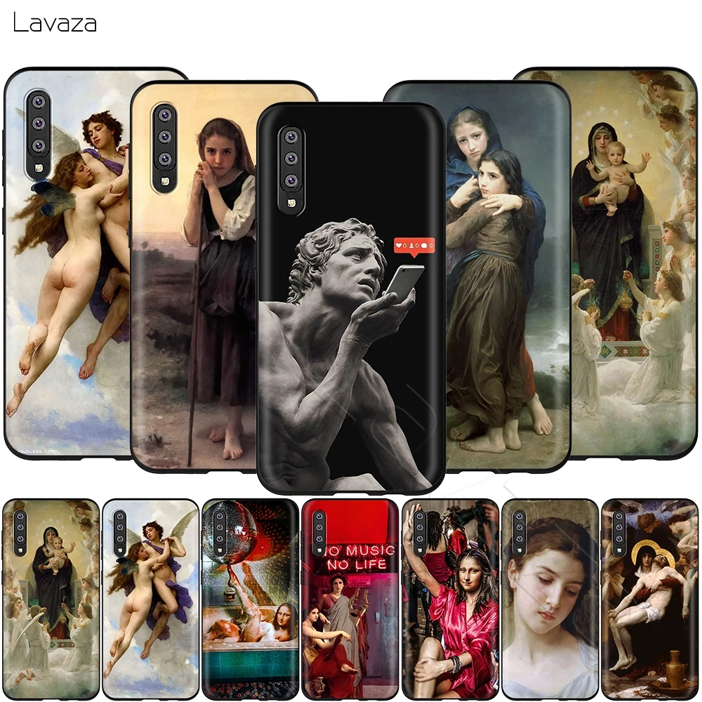 Lavaza Regina Angelorum Bouguereau Case for Samsung Galaxy Note 10 Plus A10 A30 A40 A50 A70 M20 A20 A20S A10S A30S A50S |