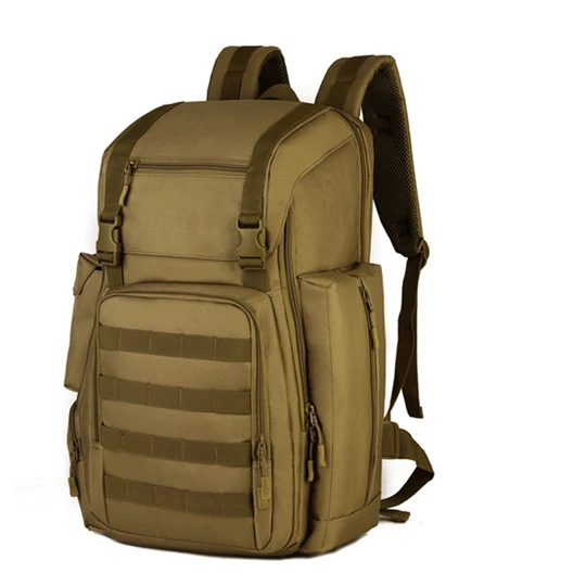 40L рюкзак для ноутбука, высокое качество, водонепроницаемый нейлоновый военный рюкзак, рюкзак для путешествий, сумки - Цвет: Хаки
