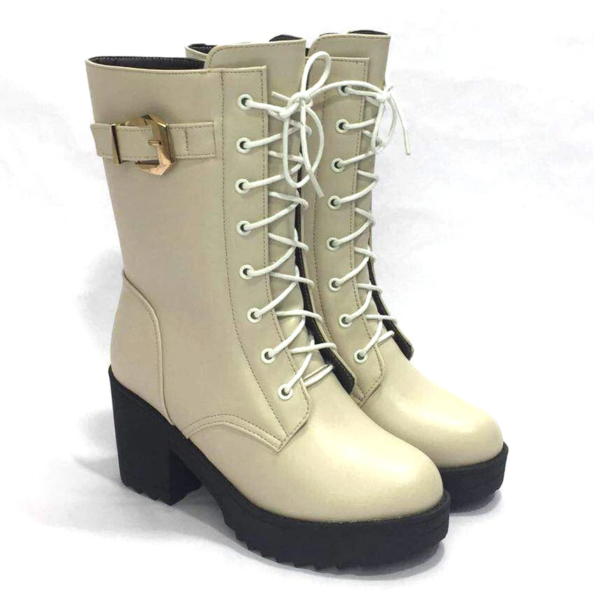 AIYUQI 2020 New for women boots villi lining high heel long boots women winter boots for ladies genuine leather