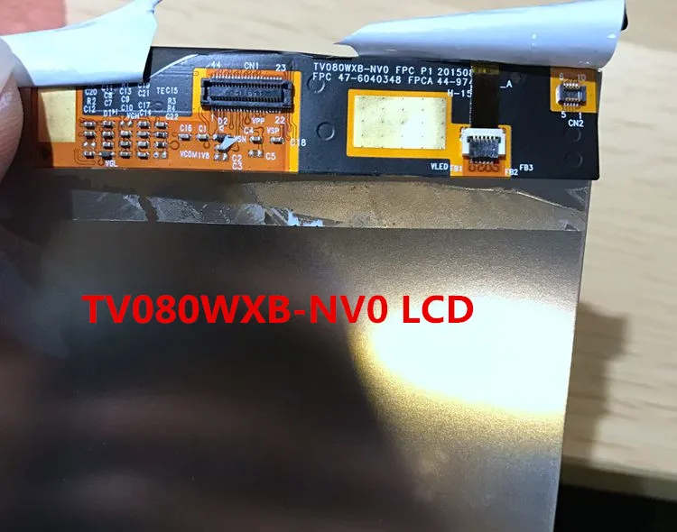 G pad F 8 0 V495 V496 TV080WXB-NV0 FPC T808 LCD 8-дюймовый 4: 3 50-контактный ЖК-кабель номер 7300100084 (E203460)