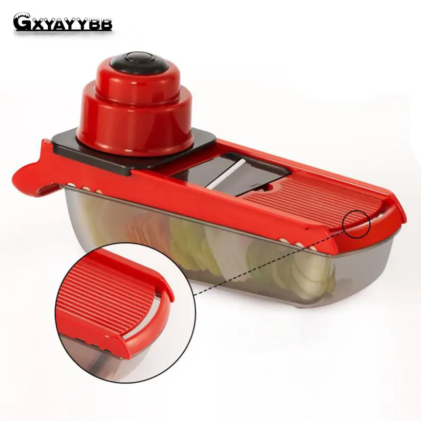 

GXYAYYBB Mandoline Peeler Grater Vegetables Cutter tools with 5 Blade Carrot Grater Onion Vegetable Slicer Kitchen Accessories