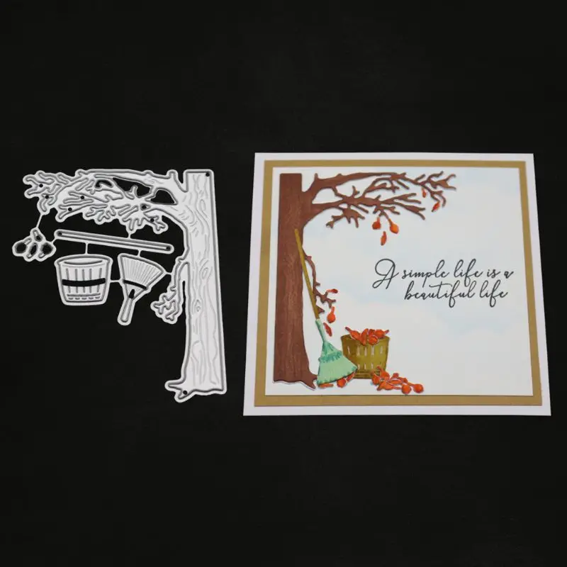 

Autumn Metal Cutting Dies Stencil Scrapbooking Album Stamp Paper Card Embossing Craft Decor