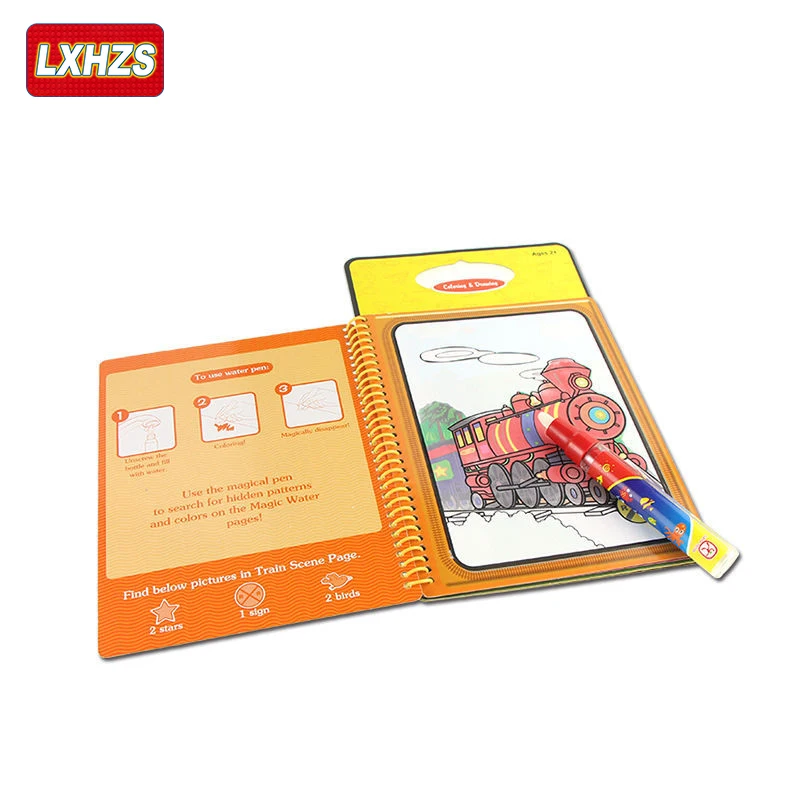 Traffic Magic Kid Water Drawing Book Intimate Coloring Painting Board Toys For Kids Learning Education Aquadoodle Pen