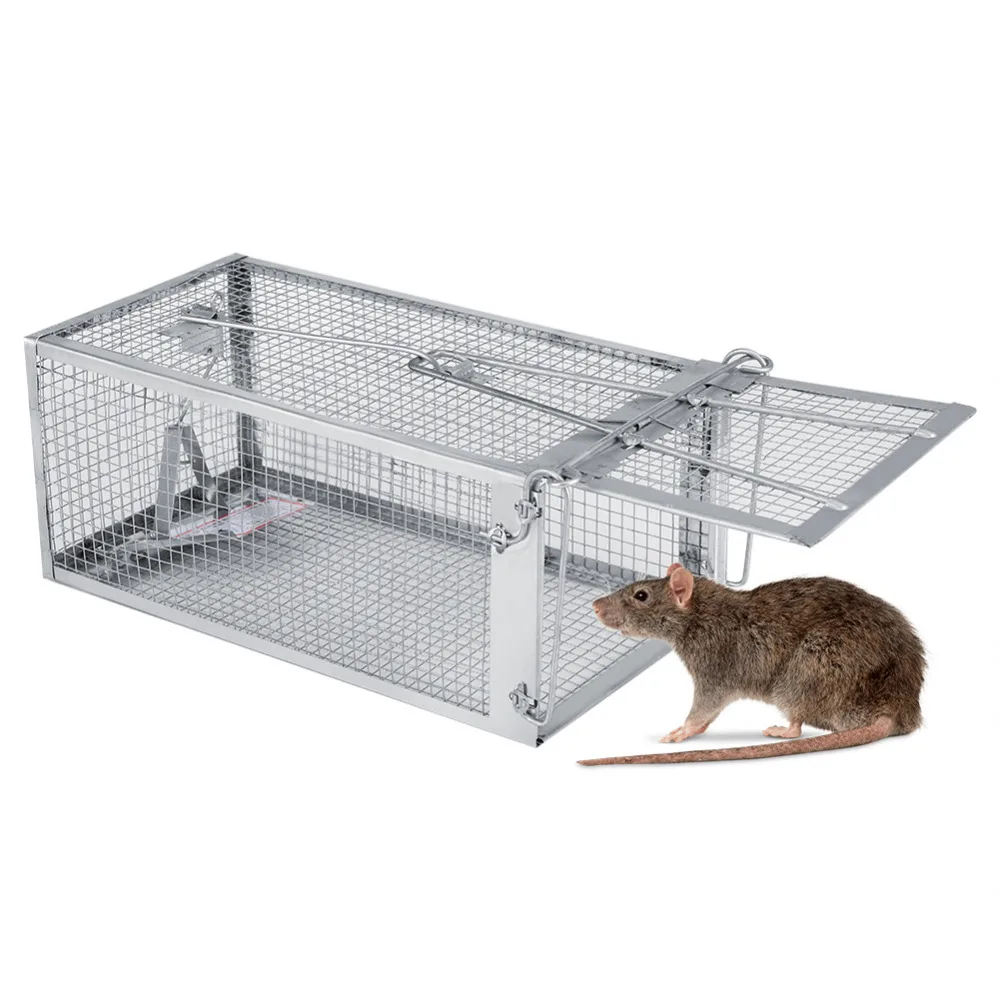 

Rat Cage Mice Rodent Animal Control Catch Bait Hamster Mouse Trap Humane Live Home Rat Killer Cage