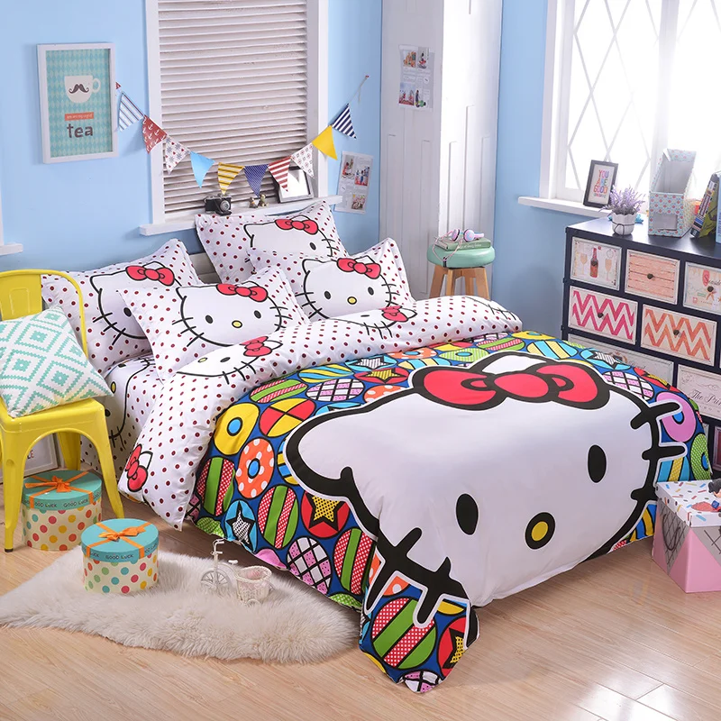 

Cute duvet cover set bedding set for Kids boy or girls single size