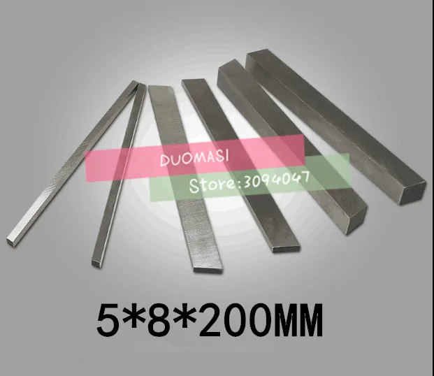 HRC60 5*8*200mm High speed steel Sharp steel STEEL BILLETS blade Flat