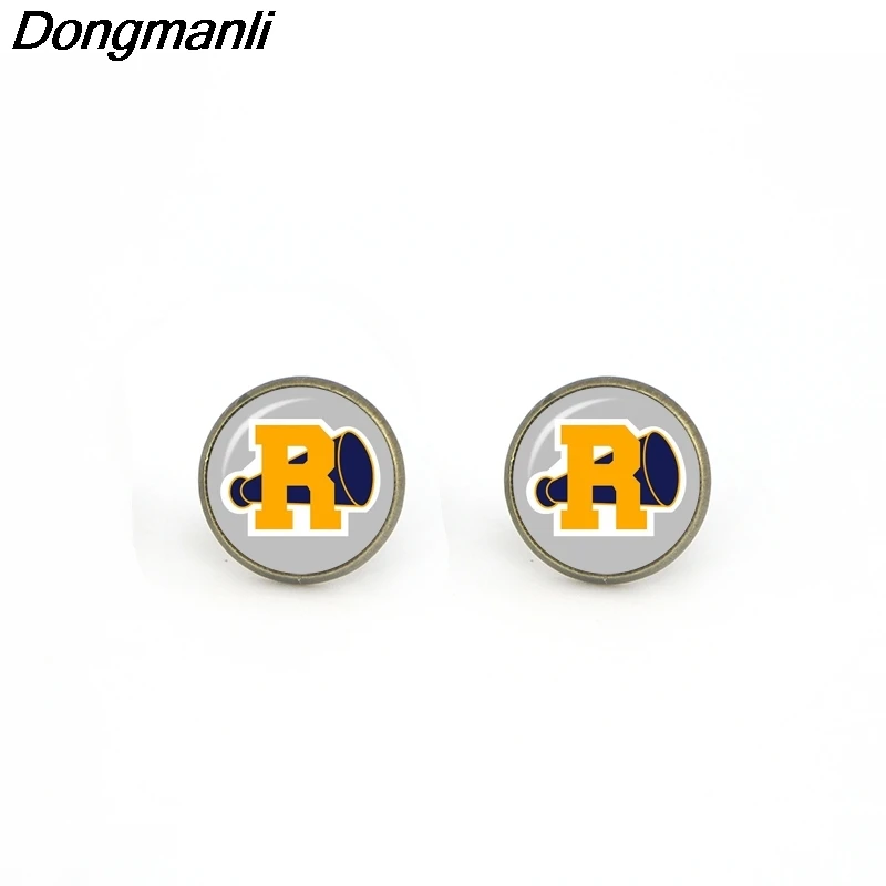 M1103 Dongmanli 2018 New Arrival Riverdale Stud Earrings Mysteries Of Riverdale Jewelry Glass Dome Earring Metal Stud Earrings Fashion Jewelry