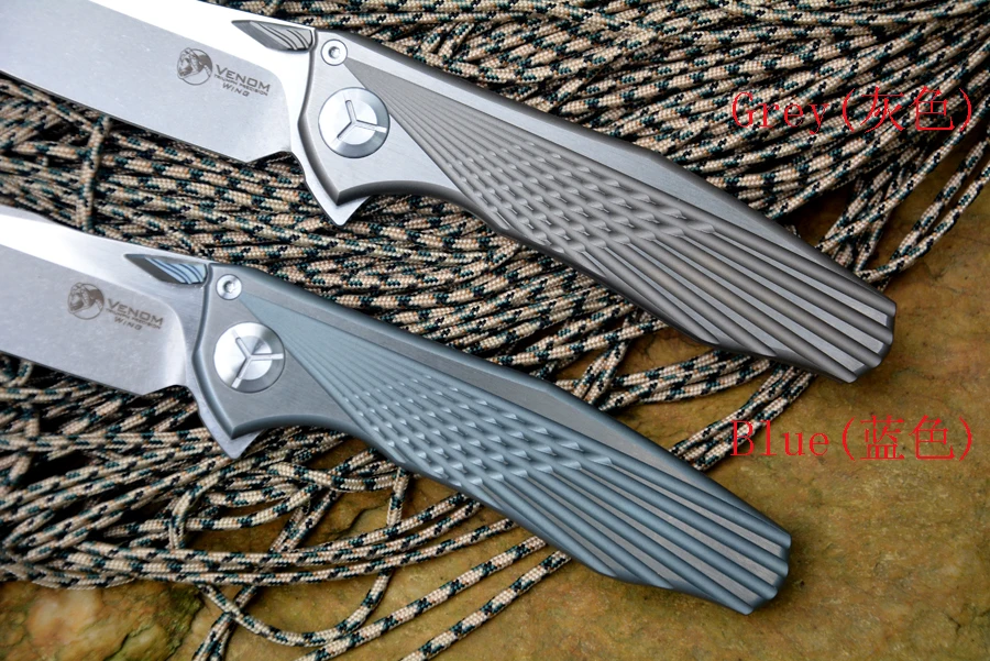 Нож Kevin для выживания складной нож с титановой ручкой|outdoor tool|knife flipperkevin john venom |