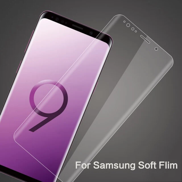 PET TPU мягкая пленка для Samsung S10 S8 S9 Plus Note 8 9 Защитная экрана полное покрытие Galaxy S10E S7