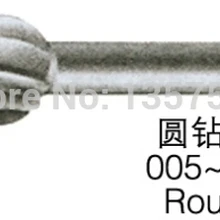 24 шт Круглые боры 1#005-023, об/мин> 40000р/мин, Алмазное гравирование шлифование Чистка Полировка Бур, ювелирный вращающийся инструмент