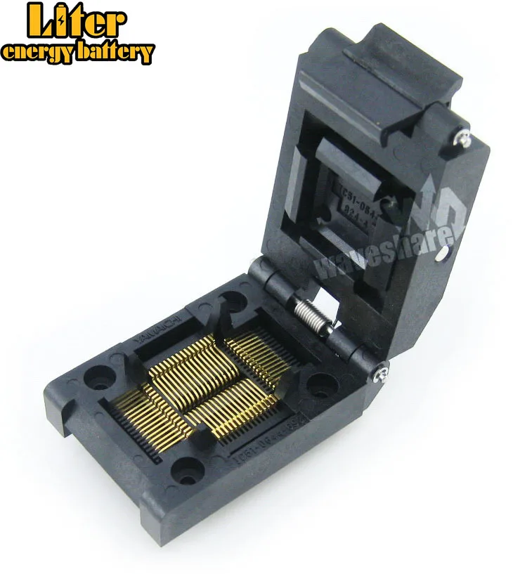 

Yamaichi IC Test & Burn-in Socket, for QFP64/TQFP64/FQFP64/PQFP64 package