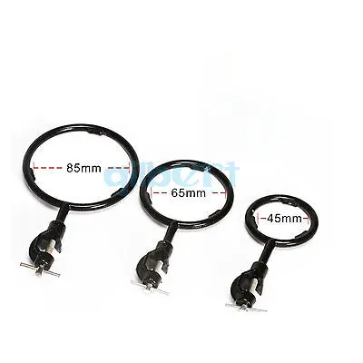 

45/65/85mm Inner Diameter Lab Iron Funnel Support Stand Ring Burner With Clamp