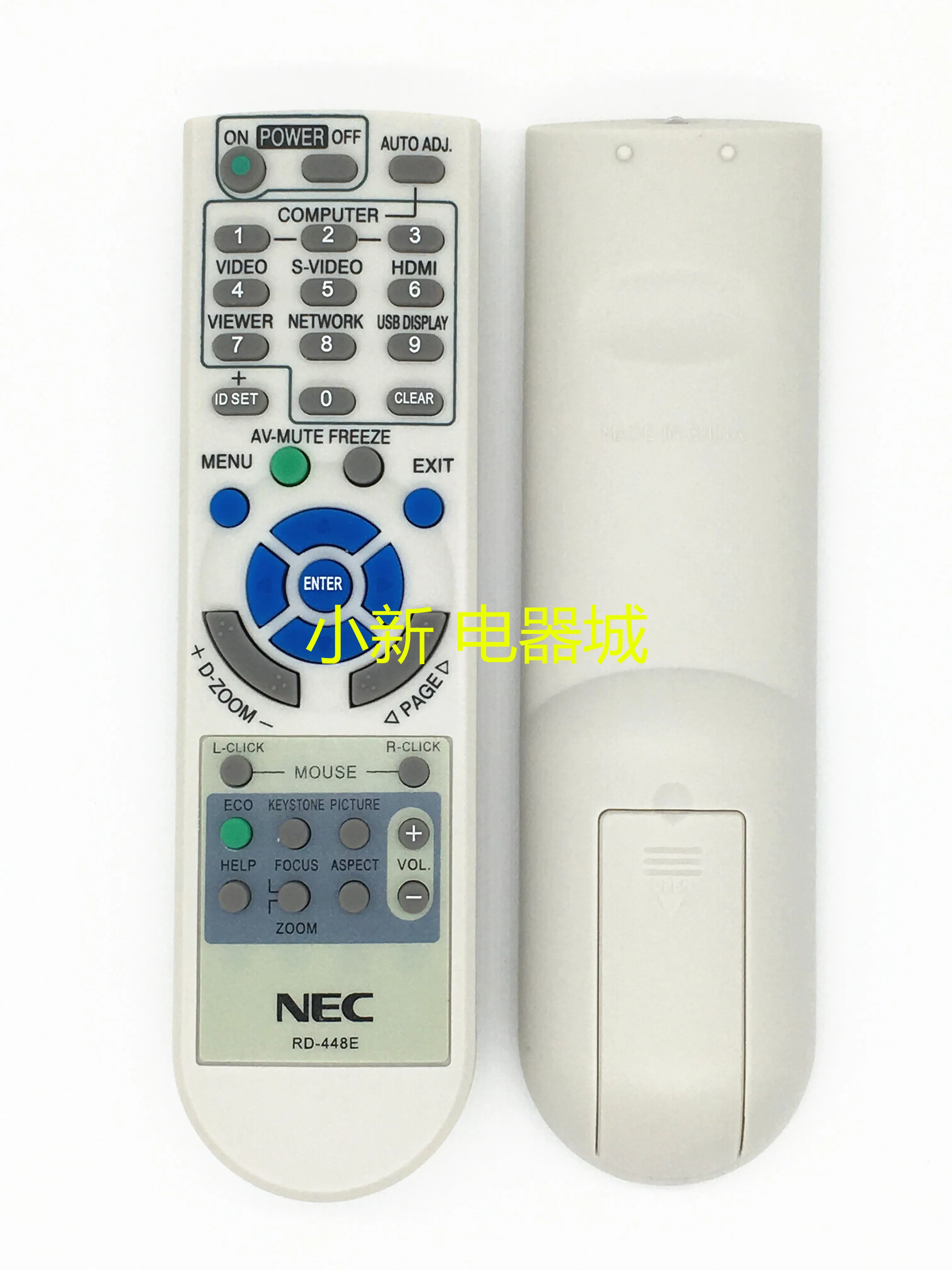 

High quality remote controller for NEC RD-448E VT675 VT676 VT695 NP-V260+ V230