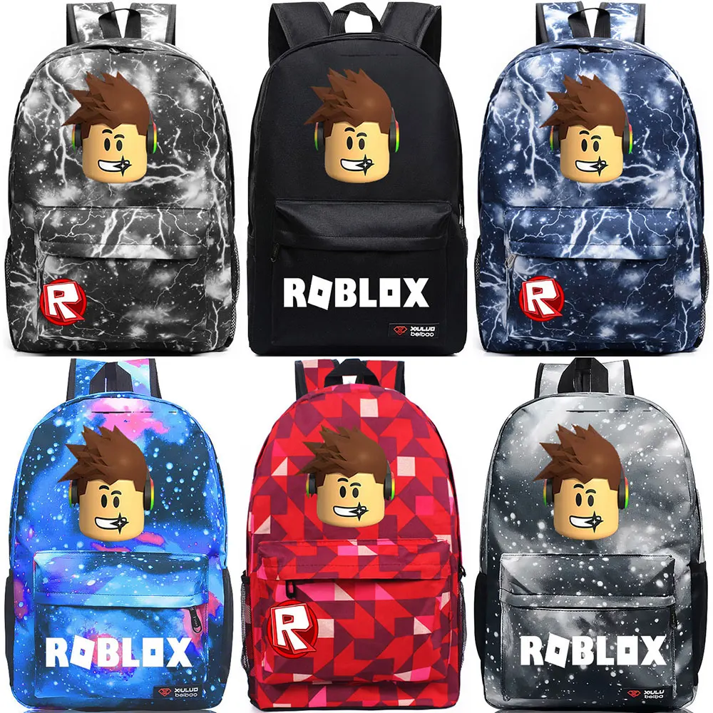 2018 New Cartoon Galaxy Roblox Games Letter Boy Girl School Bag Women Bagpack Teenagers Schoolbags Canvas Men Student Backpacks Buy At The Price Of 15 95 In Aliexpress Com Imall Com - popular brands new cartoon hot games roblox prints boy girl