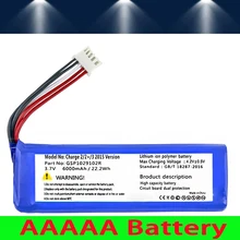WONKEGONKE 6000 мАч GSP1029102R батарея для JBL Charge 2 Plus, Charge 2+, charge 3 версия GSP1029102R P763098 батареи