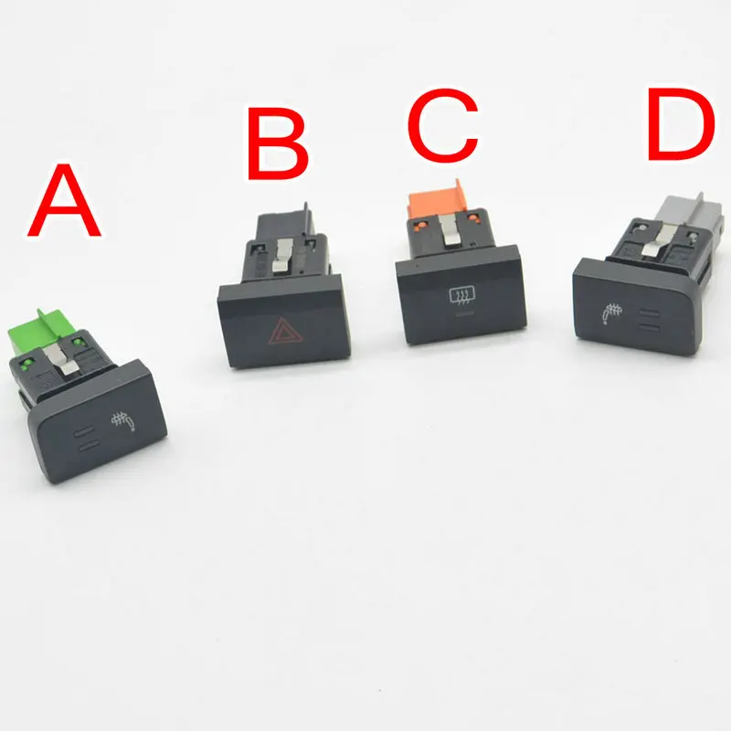 

Apply to POLO 2011-2013 Warning Double Flash Emergency Switch Seat heating Rear Window Heating Switch Original Installation