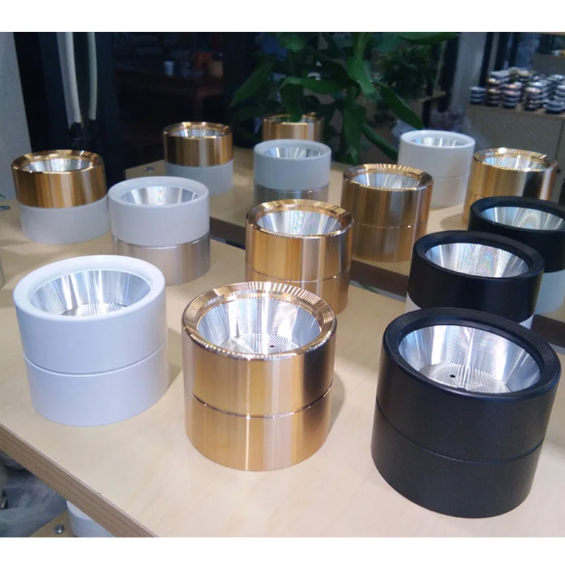 4 Color New LED Downlight 3W 5W 7W 9W 12W Round Surface mount Lamp 220V 110V Led Bulb Bedroom Kitchen Indoor LED Spot Lighting