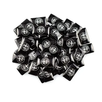 

100pcs Car Styling Silicon Sticker Auto Accessories Fit For Alfa Romeo 159 147 Mito 156 166 Giulietta Sport Badge Wheel Stickers