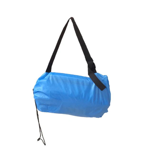 $US $17.00  Lazy Lay Sleeping Bag Fast Inflatable Camping Air Sofa Sleeping Beach Bed Banana Lounge Bag Laybag