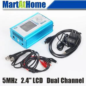

Argedo Digital Dual-channel DDS Signal Generator Function Arbitrary Waveform 40MHz Waveform Sampling Rate 266MSa/s 1mVpp 2.4"LCD