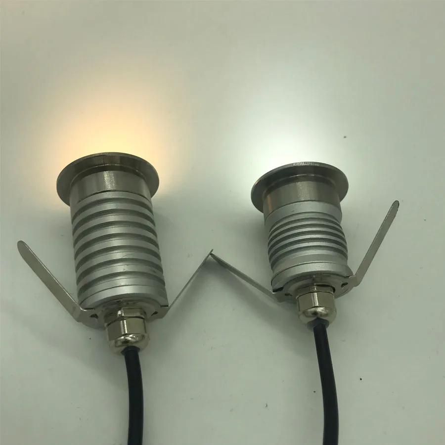 1 Вт 3 CREE IP67 D35 мм миниатюрная светодиодная лампа 12 В постоянного тока 24 лампочка