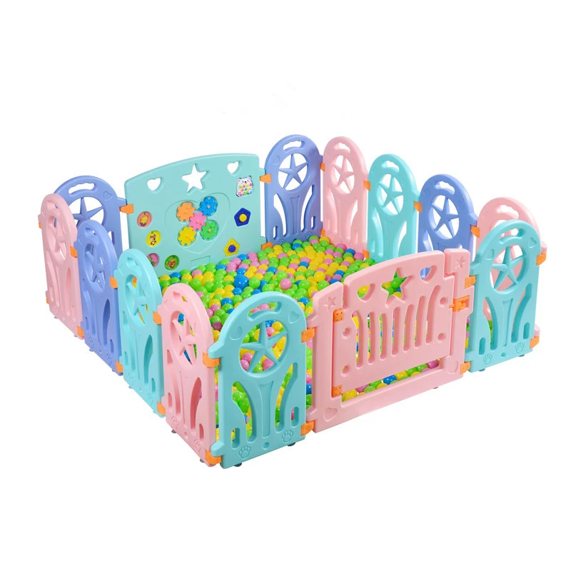 Baby Playpen Plastic Fence Safety Protector Kids Safety Barriers Fencing For Children Indoor Game Play Yard Playpen Baby Fence Baby Playpen Plastic Fence Safety Protector Kids Safety Barriers Fencing For Children Indoor Game Play Yard Playpen Baby Fence