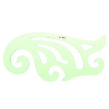 

NoEnName_Null High Quality Template Ruler Students Plastic Drawing Template Curve Ruler Stencil Measuring Tool Stationery