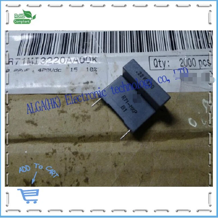 Мембранный шлагбаум AV R71 MKP 0 22 мкФ nf 224/420 220 В 400 (поколение) P = 15 мм|generator inverter|membrane