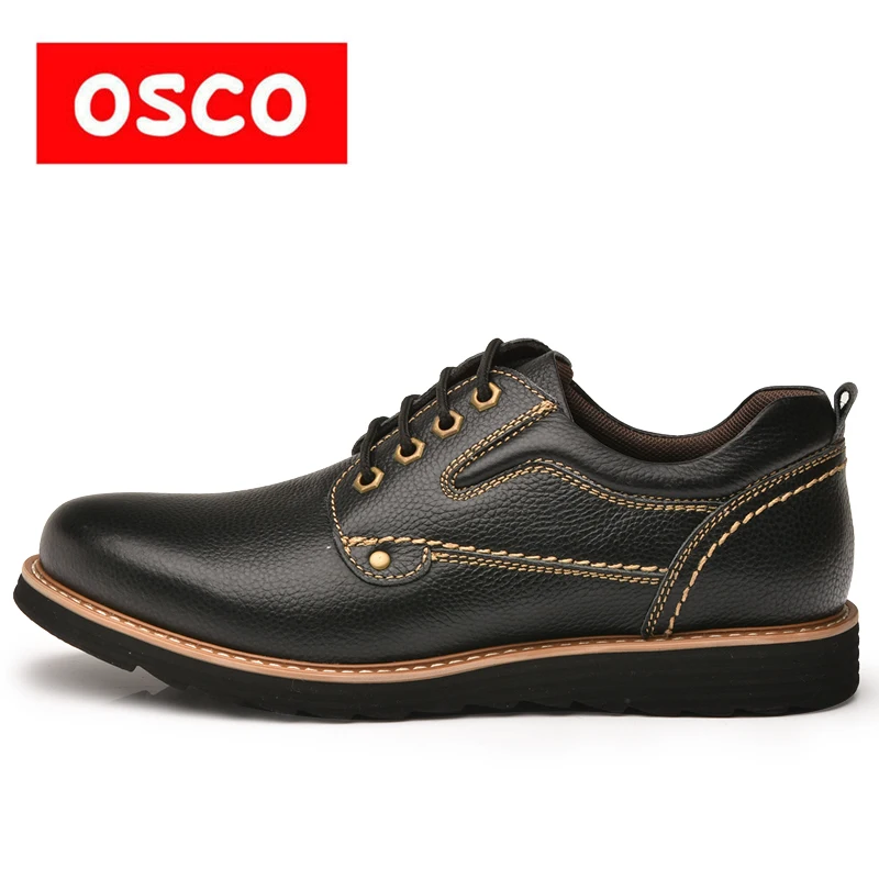  OSCO PUBG Factory Direct ALL SEASON New Men Shoes Fashion Men Cow Leahter Casual Ankle Boots#RUS363