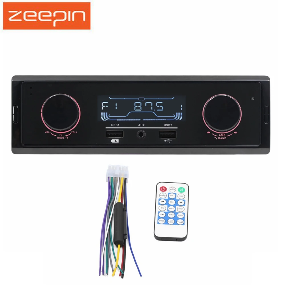 

Car MP3 Player Stereo Bluetooth Auto Audio 12V In-dash 1 Din AM FM Radio Tuner Remote Control Aux Input Receiver SD USB MMC WMA