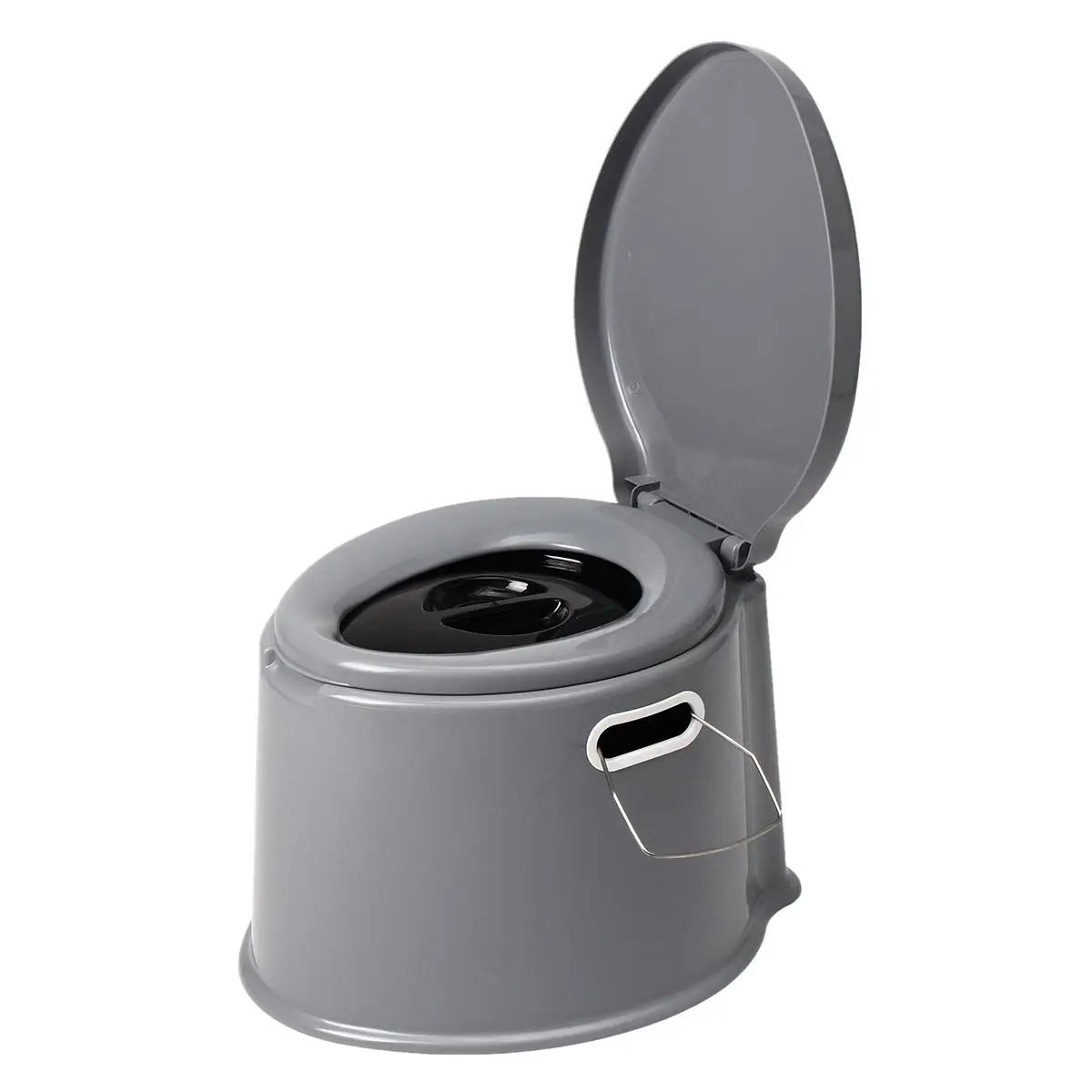 

Portable Toilet Seat Flush Travel Hiking Outdoor Indoor Potty Mobile Toilet Camping Commode Potty Tissue Hook 4 Color 43X35X35cm