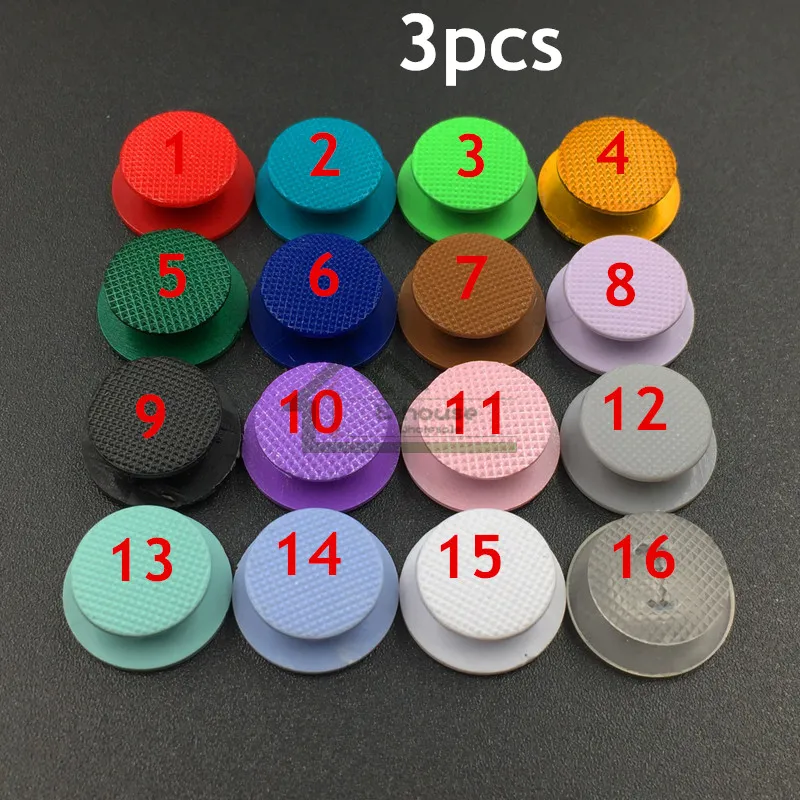 

3pcs Colorful 3D Analog Joystick Cap Replacement for PSP2000 PSP3000 Game Console Joysticks