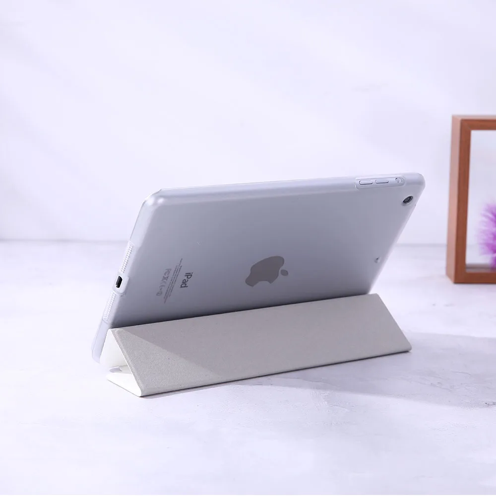 Чехол книжка из экокожи для Apple iPad 9 7 дюйма с магнитом и листьями|Чехлы планшетов