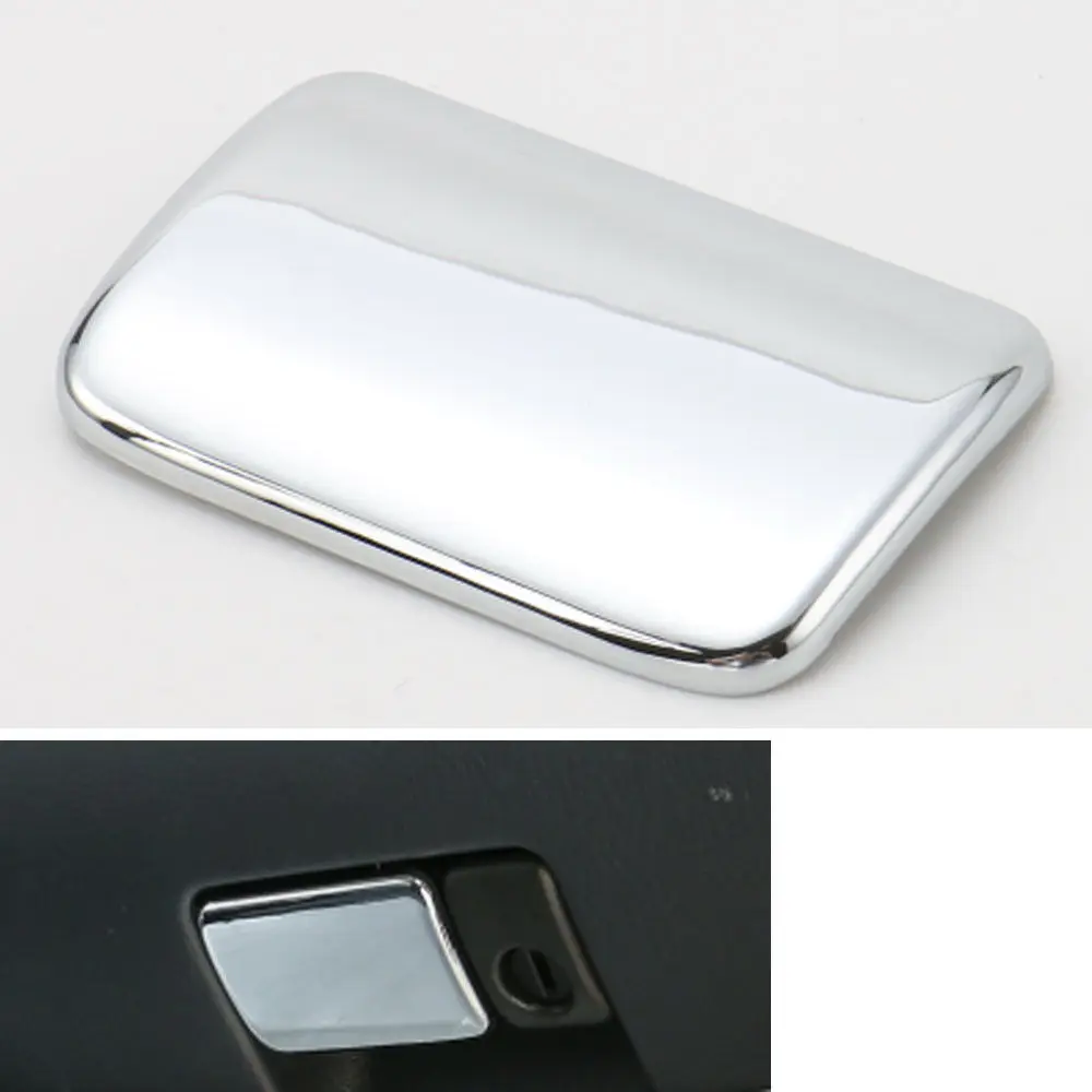 

For Suzuki Jimny 2007-15 Dash Storage Glove Box Handle Cover Lid Trim Decor Sticker Interior Chrome ABS Car Styling Accessories