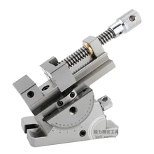 4 дюйма Универсальный прецизионные тиски 360 градусов вращение регулируемый угол Синусоидальная наклона плоскогубцы шлифовальные станки стирать вручную