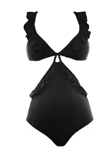 One Piece Swimsuit Sexy Swimwear Women 2019 Summer Beach Wear Bathing Suit Bandage Backless Halter Top Monokini Bodysuit women sexy siamese bikini black white one piece swimwear halter bandage bandeau backless monokini beach pool party bathing suit