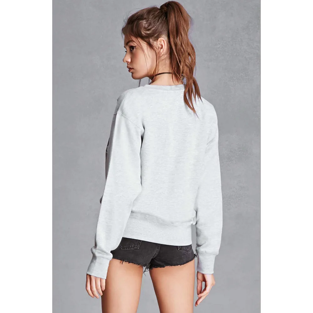 Единорог горячая Распродажа осень узор трехмерная Цветочная вышивка круглый вырез длинный рукав женщины Fund куртка