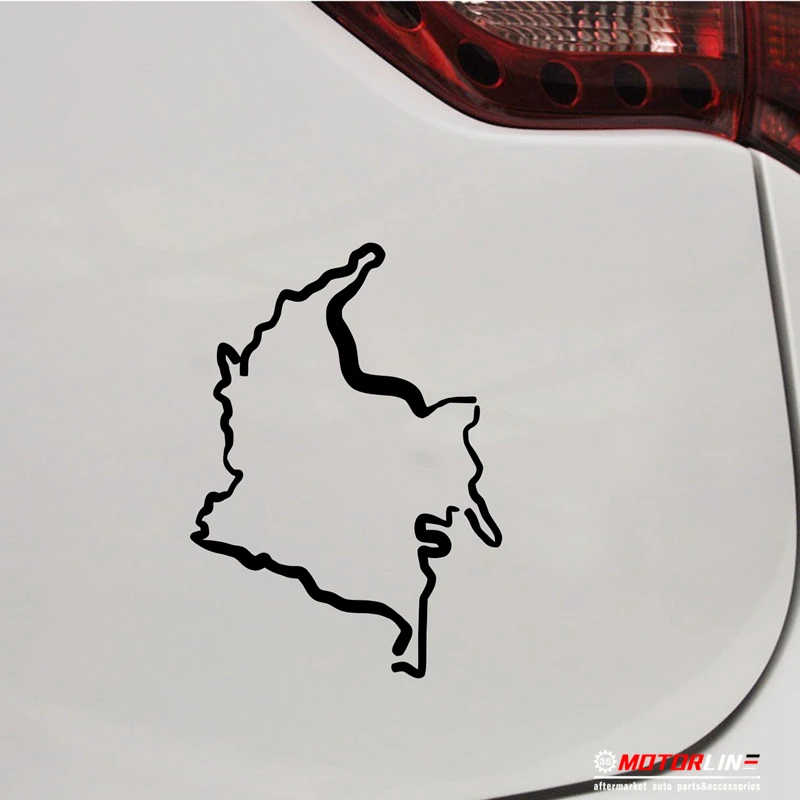 

Map Outline of Colombia Country Decal Sticker Car Vinyl Colombian b