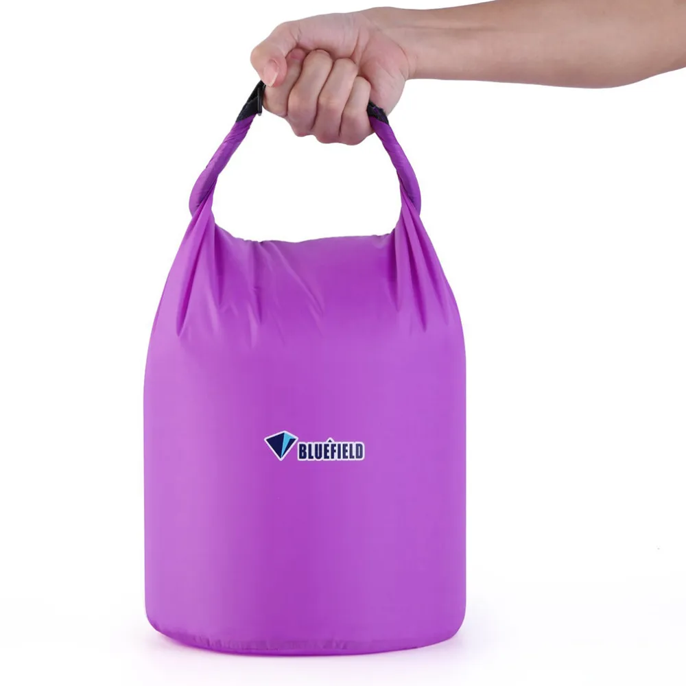 Bluefield río Trekking 10L 20L 40L 70L al aire libre impermeable bolso Camping Rafting de almacenamiento bolsa ajustable gancho de la correa