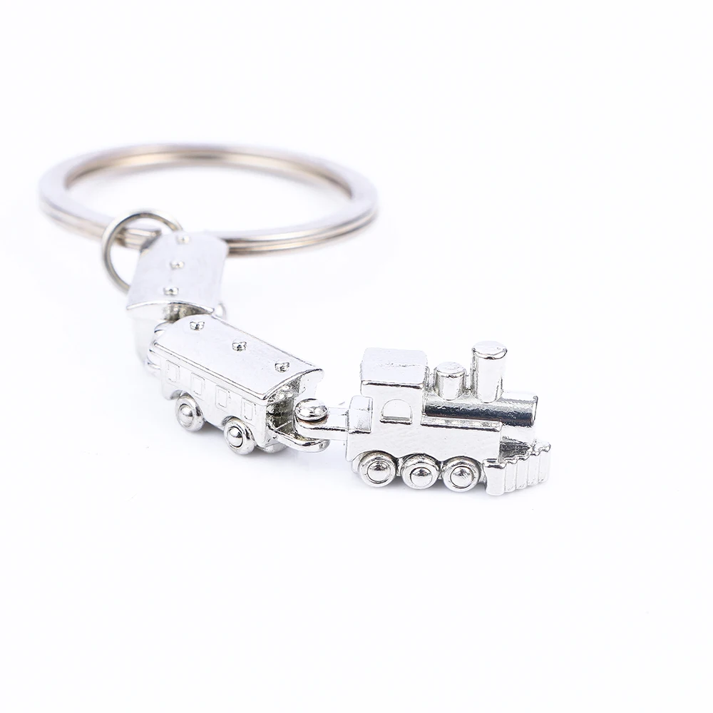 

1Pc Train Keychain Creative Alloy Key Ring Key Holder Women Man Party Gift Bag Charm Accessories Jewelry Key Holder Unisex Decor