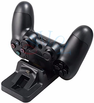 

2019 USB Dual Charge Dock Gaming Controller Charging Stand Holder For Sony Play Station 4 PS4 Wireless Gamepad Controle Charger
