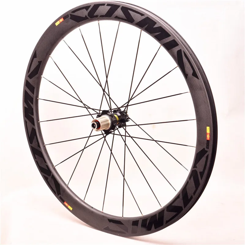 Excellent 3K 700C 38mm 50mm 60mm deep road disc brake carbon road bike wheels disk racks bicycle wheelset made T1000 3