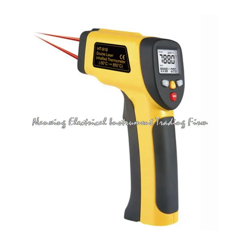 

Fast arrival HT-816 High Precision Non-contact IR Digital Infrared Thermometer Temperature Tester Range -55~650(-58~1202F)
