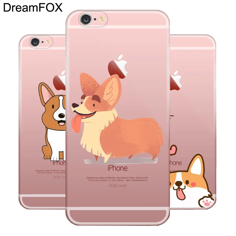 Beste DREAMFOX L099 Welsh Corgi Zachte TPU Silicone Case Cover Voor Apple iPhone X XR XS Max 8 7 6 6 s Plus 5 5 s SE 5C 4 4 s