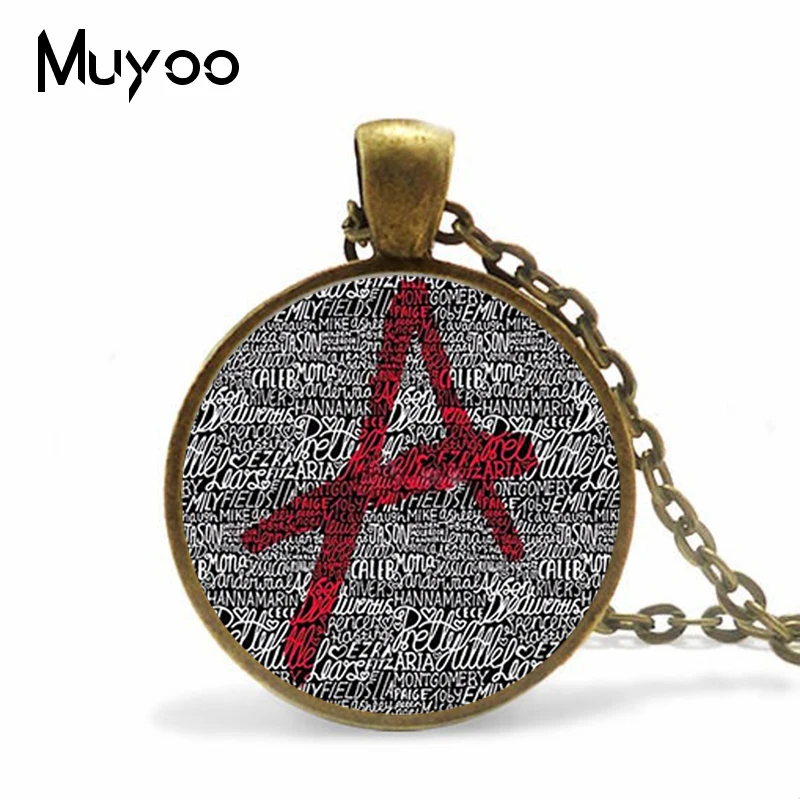 HK-005, медная цепочка с логотипом Pretty little liars, женское колье, штатное мужское Т-образное медное колье-подвеска для мужчин, аксессуары для одежды HZ1 - Окраска металла: 2