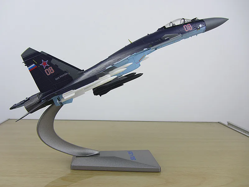 Классический сплав игрушка модель AF1 1: 72 Масштаб SU-35 Figh тер куртка-бомбер Mili элементарных самолета литья под давлением модели для человека подарок, коллекция, украшения - Цвет: Фиолетовый