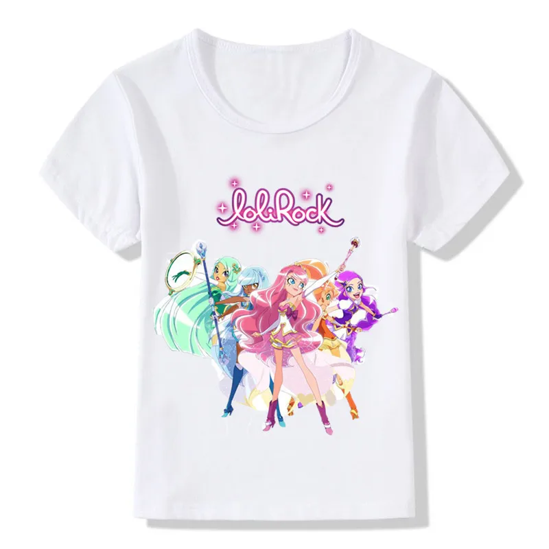 Детские Волшебные дизайнерские Забавные футболки LoliRock для девочек и мальчиков