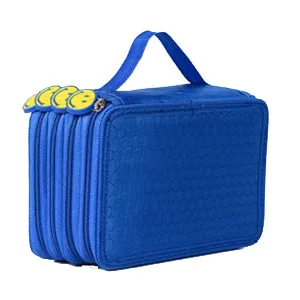 

Perfect-Pencil Case pencil bag Feather sleeve Pencil case for 72 pen Color: Blue