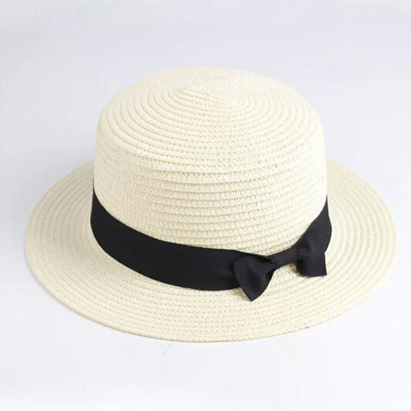 Шляпа женская Соломенная от солнца с бантом летняя|straw hat|straw hats wholesalerssummer for women |