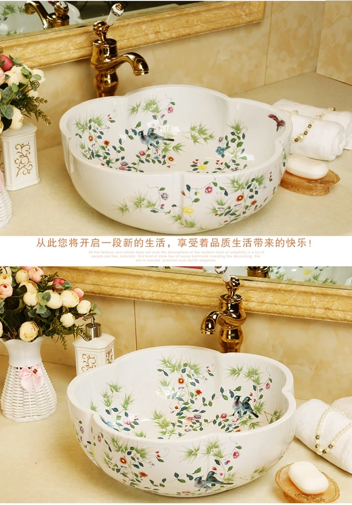 В форме цветка для ванны, с установкой на столешницу керамическая для душевых кабин и раковин